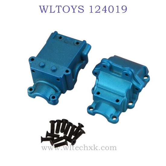 WLTOYS 124019 1/12 RC Car Upgrade Metal Gearbox blue