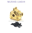 WLTOYS 124019 1/12 RC Car Upgrade Metal Gearbox gold