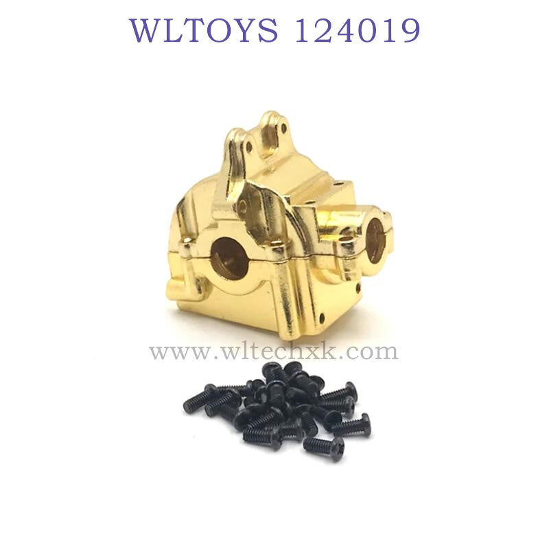 WLTOYS 124019 1/12 RC Car Upgrade Metal Gearbox gold