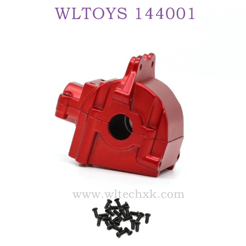 WLTOYS 144001 1/14 RC Car Upgrade parts Metal Gearbox red