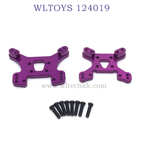 WLTOYS 124019 1/12 RC Car Upgrade Rear and Front Shock Plate purple