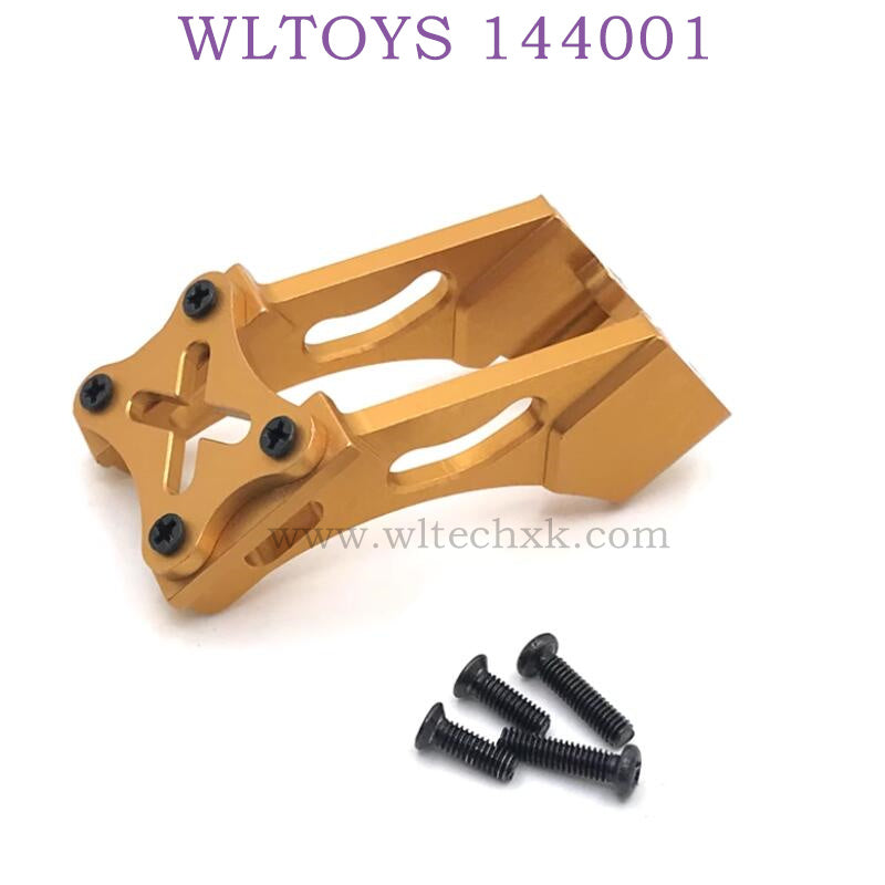 WLTOYS 144001 1/14 RC Car Upgrade parts Tail Support Frame gold