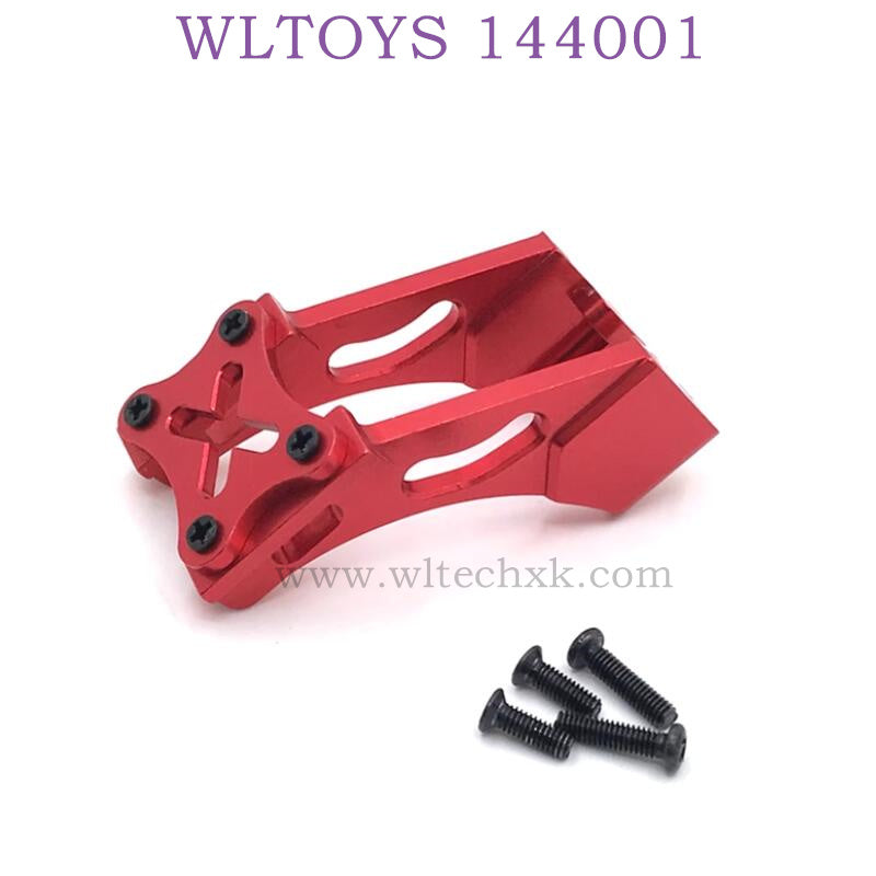 WLTOYS 144001 1/14 RC Car Upgrade parts Tail Support Frame red