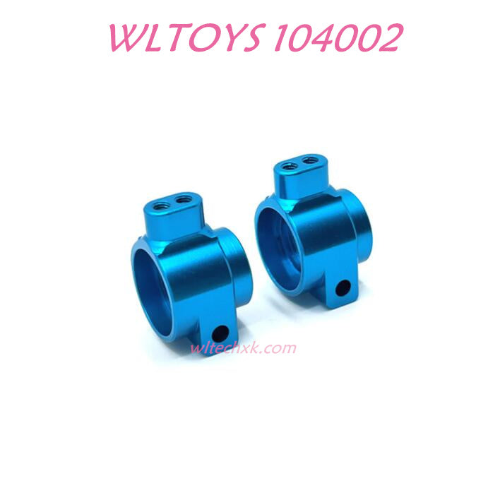 WLTOYS 104002 Rear Wheel Cups New Style New Style Upgrade 1/10 Brushless 60 km/h RC Car blue
