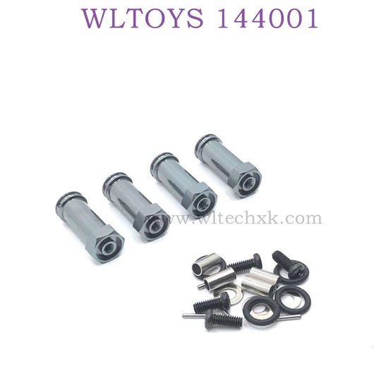 WLTOYS 144001 1/14 RC Car Upgrade parts Extention Kit titanium