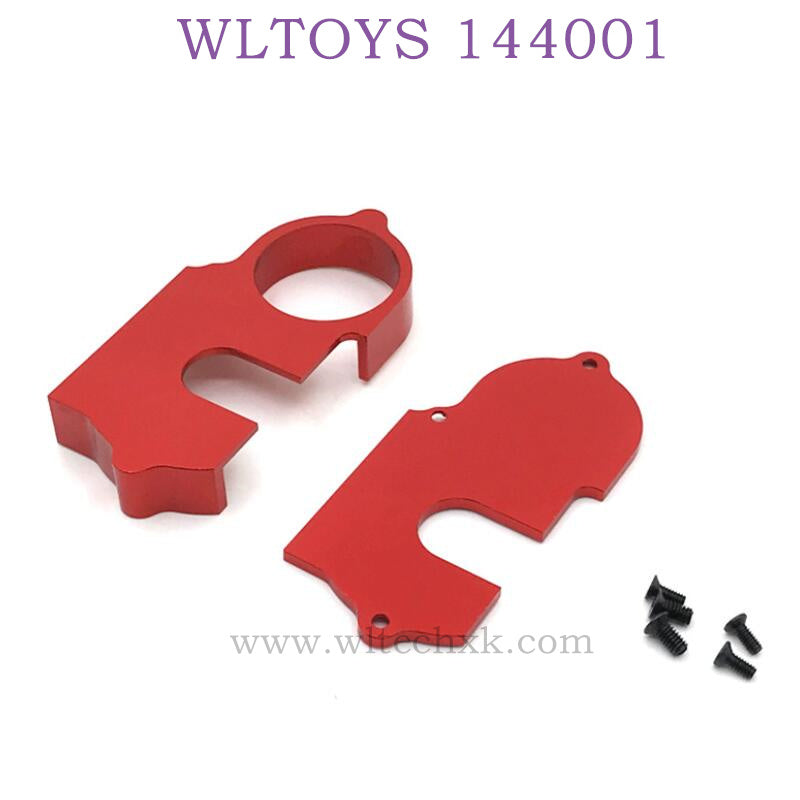 WLTOYS 144001 1/14 RC Car Upgrade parts Big Gear Cover red