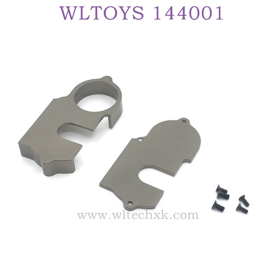 WLTOYS 144001 1/14 RC Car Upgrade parts Big Gear Cover titanium