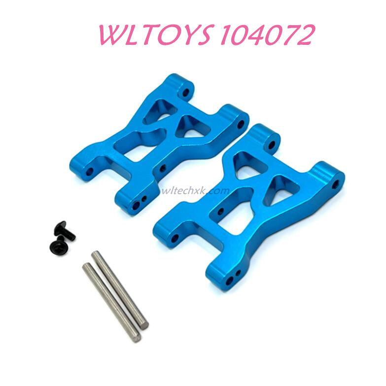 Upgrade part of WLTOYS 104072 Upgrade Parts Front Swing Arm 1/10 4WD 2.4Ghz 60km/h RC Car RTR blue