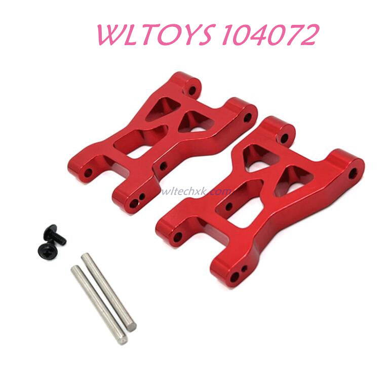 Upgrade part of WLTOYS 104072 Upgrade Parts Front Swing Arm 1/10 4WD 2.4Ghz 60km/h RC Car RTR red