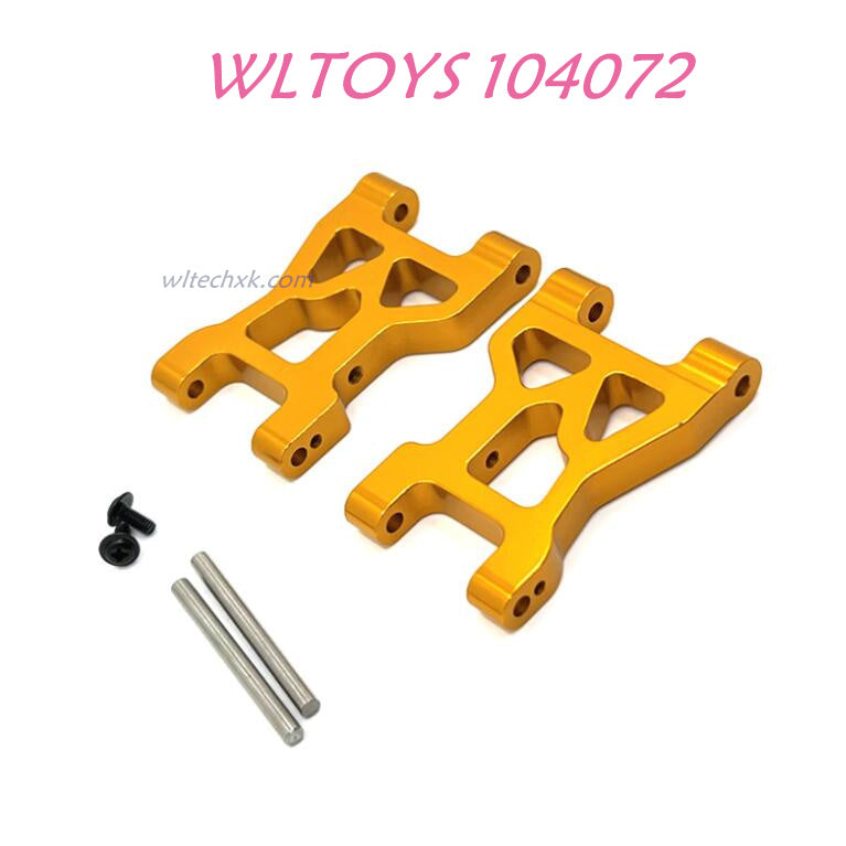 Upgrade part of WLTOYS 104072 Upgrade Parts Front Swing Arm 1/10 4WD 2.4Ghz 60km/h RC Car RTR gold