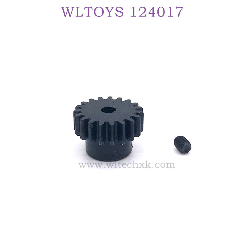 Upgrade Part of WLTOYS 124017 RC Car 19T Motor Gear with MINI Screw