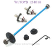 WLTOYS 124018 RC Car Upgrade Part differential Gear and Big Gear blue