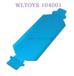 Upgrade parts of WLTOYS 124016 RC Car Bottom Plate blue