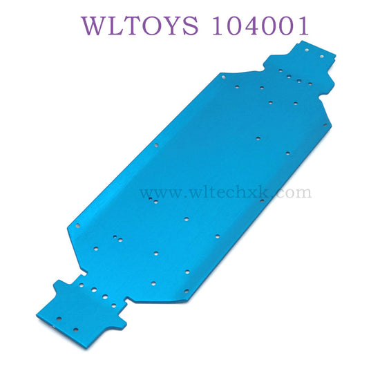 Upgrade parts of WLTOYS 124016 RC Car Bottom Plate blue