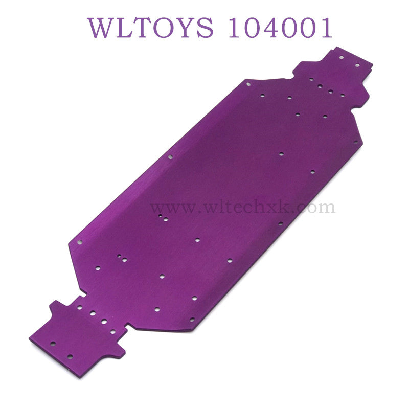 Upgrade parts of WLTOYS 124016 RC Car Bottom Plate purple