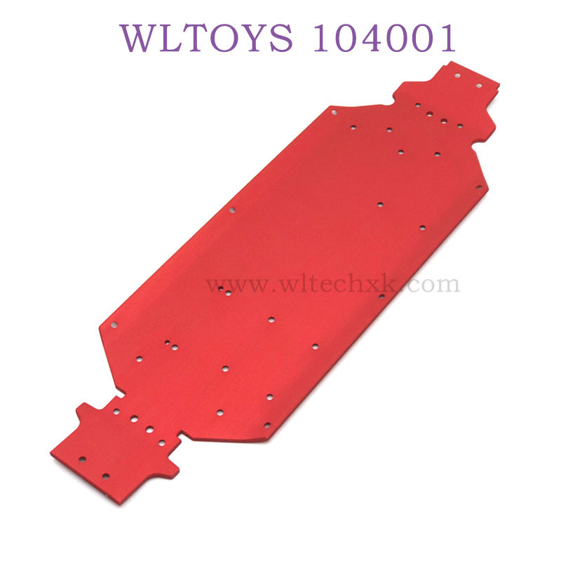 Upgrade parts of WLTOYS 124016 RC Car Bottom Plate red