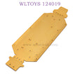 WLTOYS 124019 1/12 RC Car Upgrade Bottom Plate gold