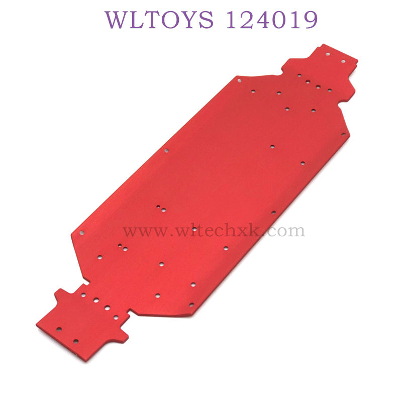 WLTOYS 124019 1/12 RC Car Upgrade Bottom Plate red