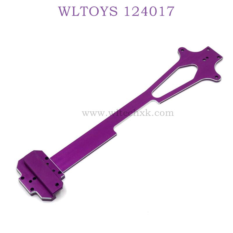 Upgrade Part of WLTOYS 124017 RC Car The second Plate New Version purple