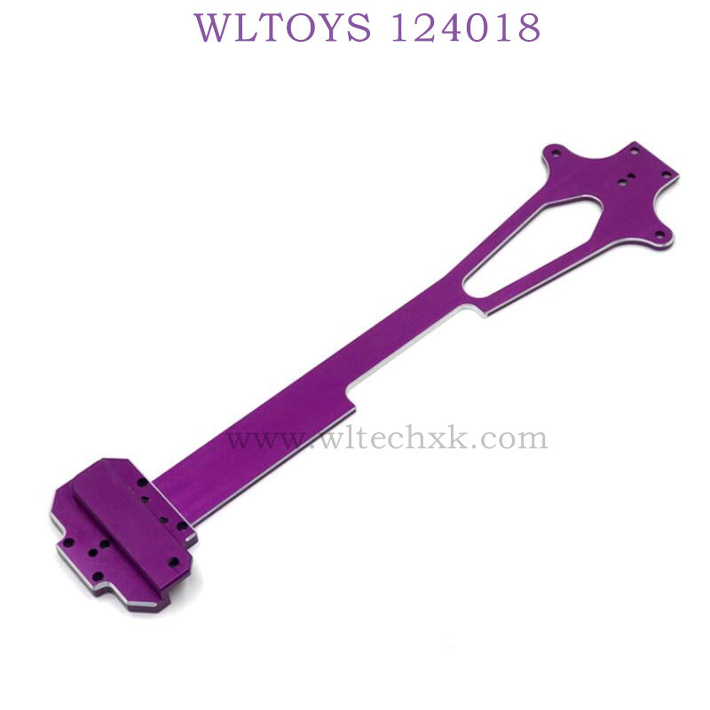 WLTOYS 124018 RC Car Upgrade Part The second Plate New Version purple