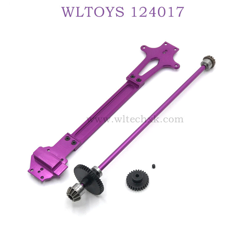 Upgrade Part of WLTOYS 124017 RC Car The second Plate purple