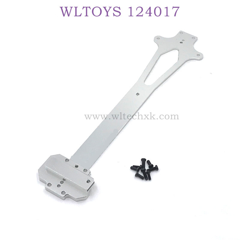 Upgrade Part of WLTOYS 124017 RC Car The second Plate Old Version silver