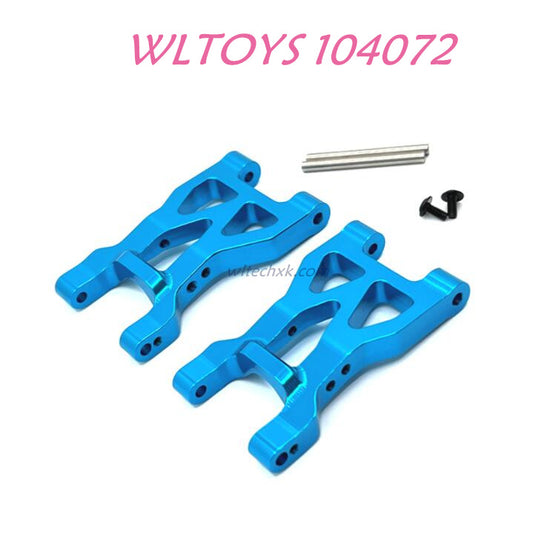 Upgrade part of WLTOYS 104072 Upgrade Parts Rear Swing Arm 1/10 4WD 2.4Ghz 60km/h RC Car RTR blue