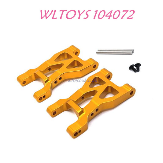Upgrade part of WLTOYS 104072 Upgrade Parts Rear Swing Arm 1/10 4WD 2.4Ghz 60km/h RC Car RTR gold