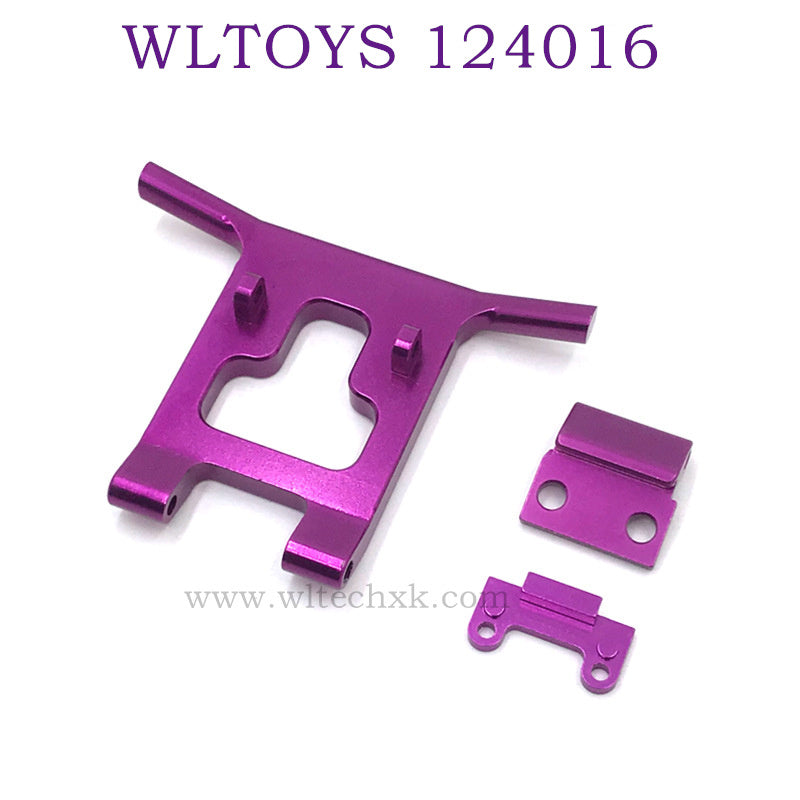 Upgrade parts of WLTOYS 124016 RC Car Front Protector purple