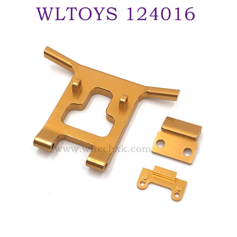 Upgrade parts of WLTOYS 124016 RC Car Front Protector gold