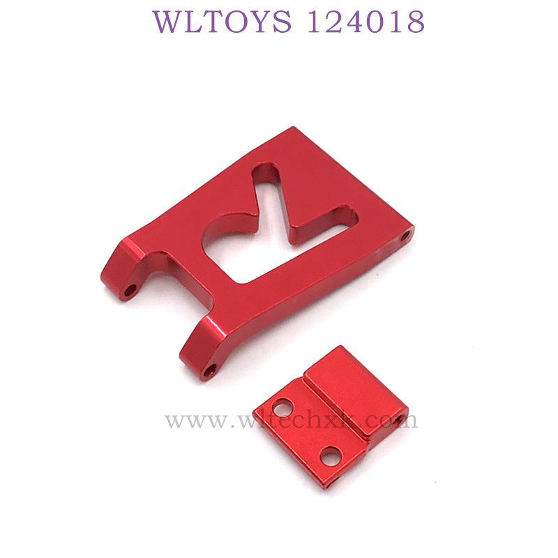 WLTOYS 124018 RC Car Upgrade Part Tail Protect Plate red