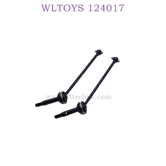 Upgrade Part of WLTOYS 124017 RC Car Front Bone Dog Shaft black