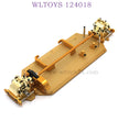 Upgrade Part of WLTOYS 124018 RC Car Bottom Body Kit gold