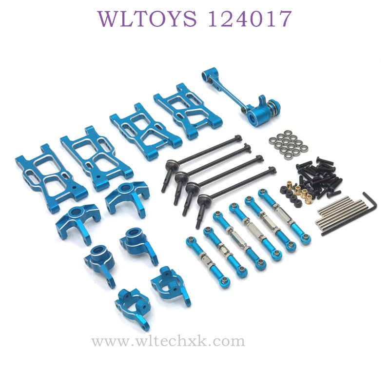 WLTOYS 124017 RC Car Upgrade Parts List blue