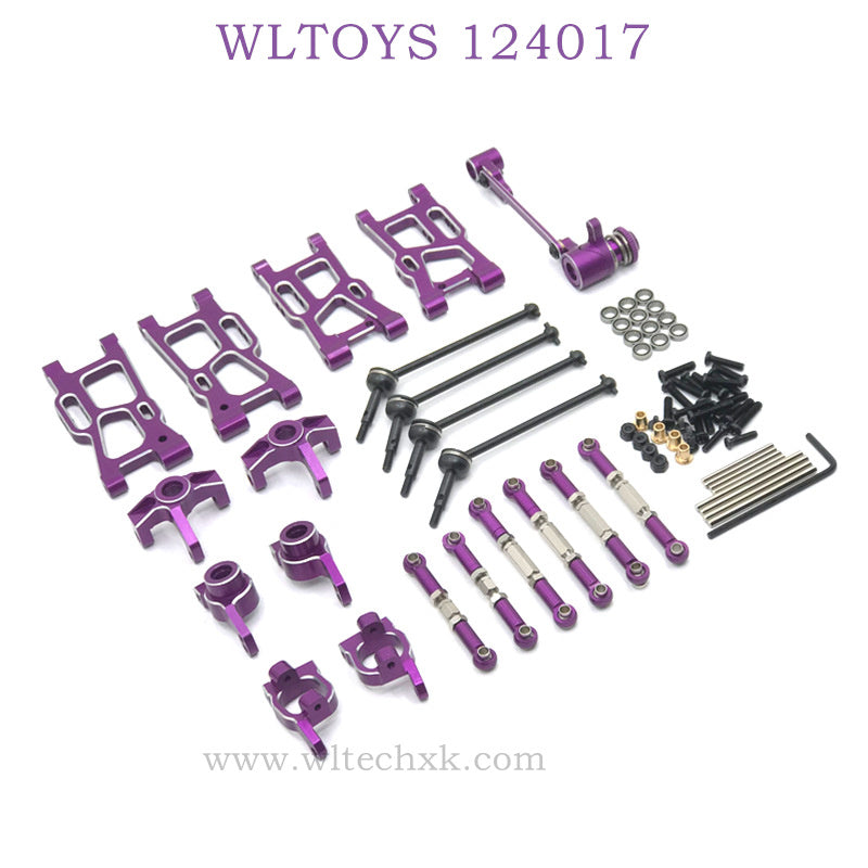 WLTOYS 124017 RC Car Upgrade Parts List purple