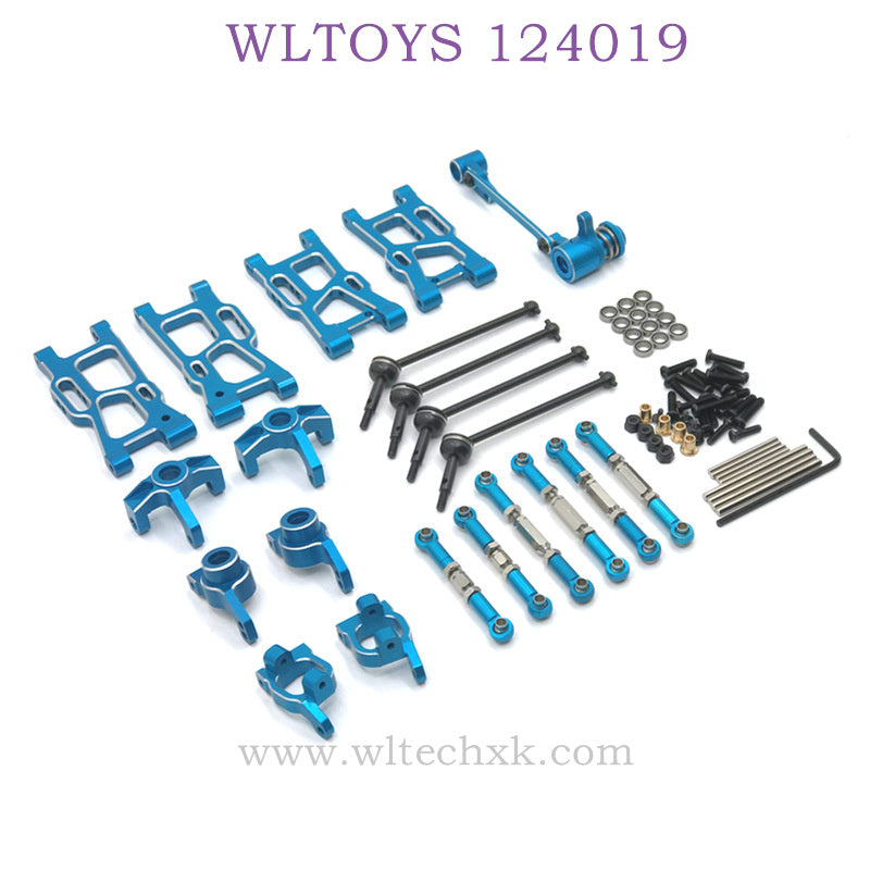 WLTOYS 124019 1/12 RC Car Upgrade Metal Parts List blue