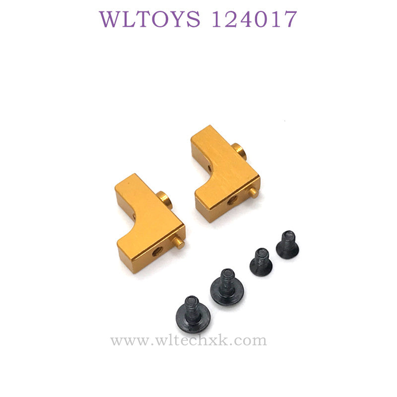 WLTOYS 124017 RC Car Upgrade Servo Fixing Seat gold