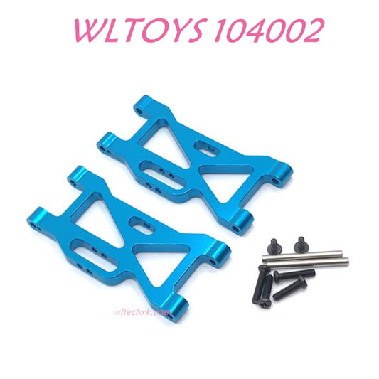 WLTOYS 104002 Front Swing Arm Upgrade 1/10 brushless 4WD Brushless 60km/h RC Car blue