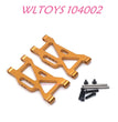 WLTOYS 104002 Front Swing Arm Upgrade 1/10 brushless 4WD Brushless 60km/h RC Car gold