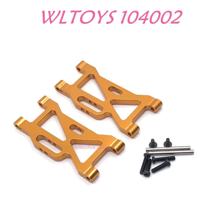 WLTOYS 104002 Front Swing Arm Upgrade 1/10 brushless 4WD Brushless 60km/h RC Car gold