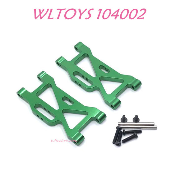 WLTOYS 104002 Front Swing Arm Upgrade 1/10 brushless 4WD Brushless 60km/h RC Car green