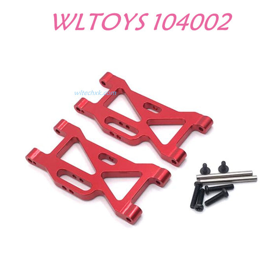 WLTOYS 104002 Front Swing Arm Upgrade 1/10 brushless 4WD Brushless 60km/h RC Car red