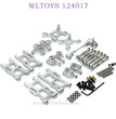 WLTOYS 124017 RC Car Upgrade Metal Parts List silver