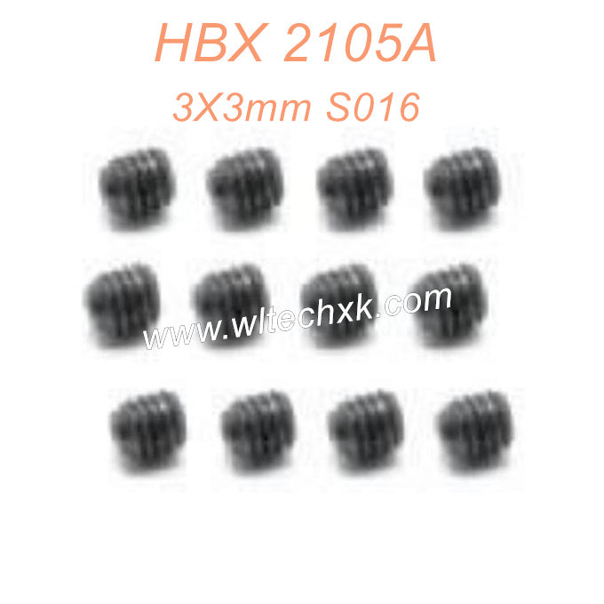 53-HAIBOXING 2105A T10 Parts Set Screw 3X3mm S016