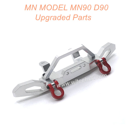 5A-MN-MODEL-MN90-D90-rc-car-Upgrade-Parts-Front-Protector-Silver