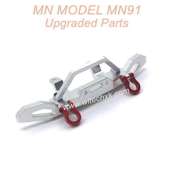 5A-MN-MODEL-MN91-rc-car-Upgrade-Parts-Front-Protector-Silver