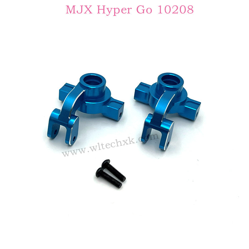 MJX Hyper Go 10208 RC Car Upgrades Parts Front Steering Cups blue