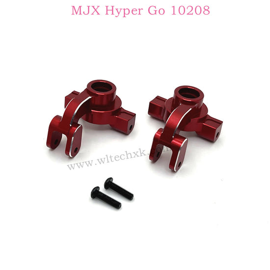 MJX Hyper Go 10208 RC Car Upgrades Parts Front Steering Cups red