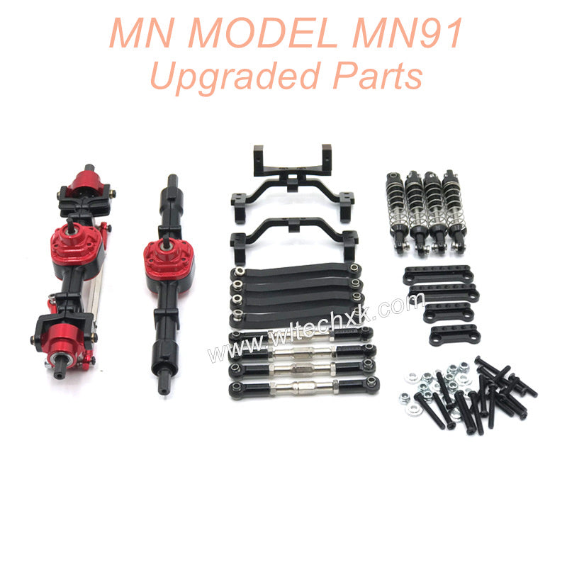 6-MNMODEL-MN91-rc-car-Upgrade-Parts-Metal-Parts-kit-Black-1