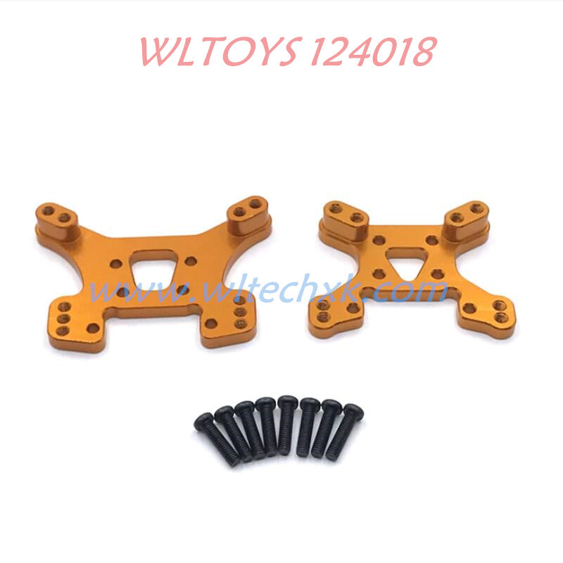 WLTOYS 124008 RC Car Upgrade Parts Rear and Front Shock Plate